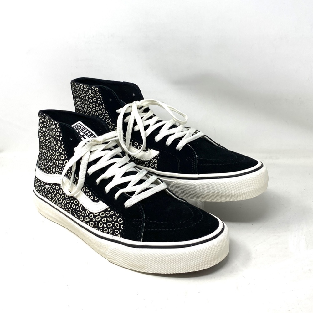 VANS Sk8-Hi Decon Sneakers Canvas Suede Black For Men Skate Shoes VN0A4BX64WM - Picture 9 of 10